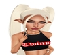 Icey White Pig Tails