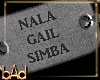 Nala Gail Simba Right
