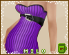 M| Purple Striped Mini.