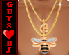 Gold Bee Chains