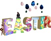 Easter Sign w/ Poses