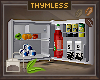 Mini Fridge: White