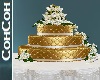 Cohs Gold Wedding Cake