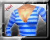 !HM! Blue Stripe Sweater