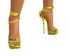 $DRM$ Yellow Floral Heel