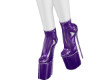 067 Leather Purple boot