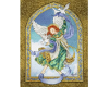 Angel w Dove Tapestry