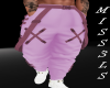 Pink cargo pants