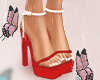 𝓢. Festy heels red