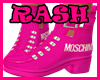 MOSCHINO PINK BOOTS