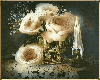 Sepia Roses and Candle