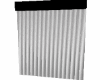 black&silver net curtain