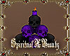 Purple Skull Candles