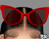 Red Glasses Head