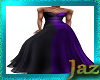 Purple Black Gown