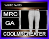 WHITE PANTS