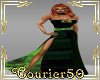 C50 Emerald slit Dress