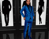 blue fullsuit with shoes