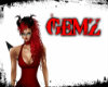 GEMZ!! RED&BLK CURLS