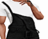 Black Denim Overalls