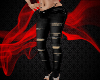 |Black Torn Jeans|