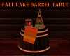 Fall Lake Barrel Table