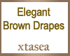 Elegant Brown Drapes