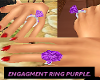 engagment ring purple.