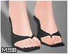 B | Casual Black Sandals