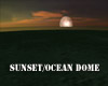 sky sunset/ocean dome