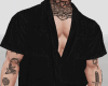 |Anu|Black Open Shirt*