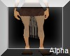 AO~Brown suede/ fringe