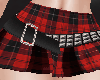Plaid Red Skirt