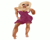 Raspberry Lace Dress