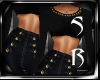 PF high waisted fit blk