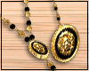 Gold madusa rosary