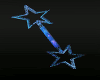 blue star rave wand (L)