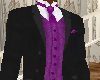 -RJ- Tuxedo Purple Tie