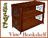 Purple Vine Wood Cabinet
