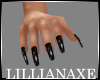 [la] Lillith black nails