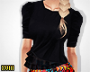 ! Frilly Sweater Black