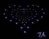 Teal/Purple Heart Lights