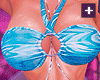 Blue Rib Bikini Set