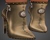 Stilettos Gold Heel Boot