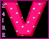 V - Letter Seat Pink