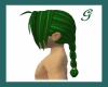 duotone green hair