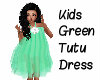 Kids Green Tutu Dress