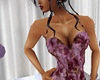 Salome Dark Purple Gown
