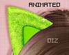 !!D Kitty Ears Green