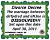 Nene Divorce Sticker